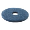 Boardwalk Scrubbing Floor Pads, 13" Diameter, Blue, PK5 BWK4013BLU